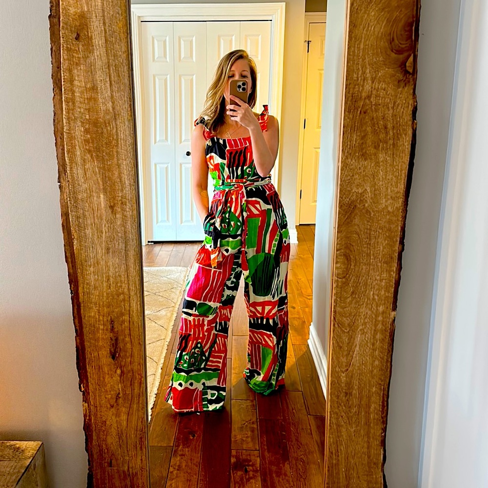 Anthropologie Jumpsuit Colorful